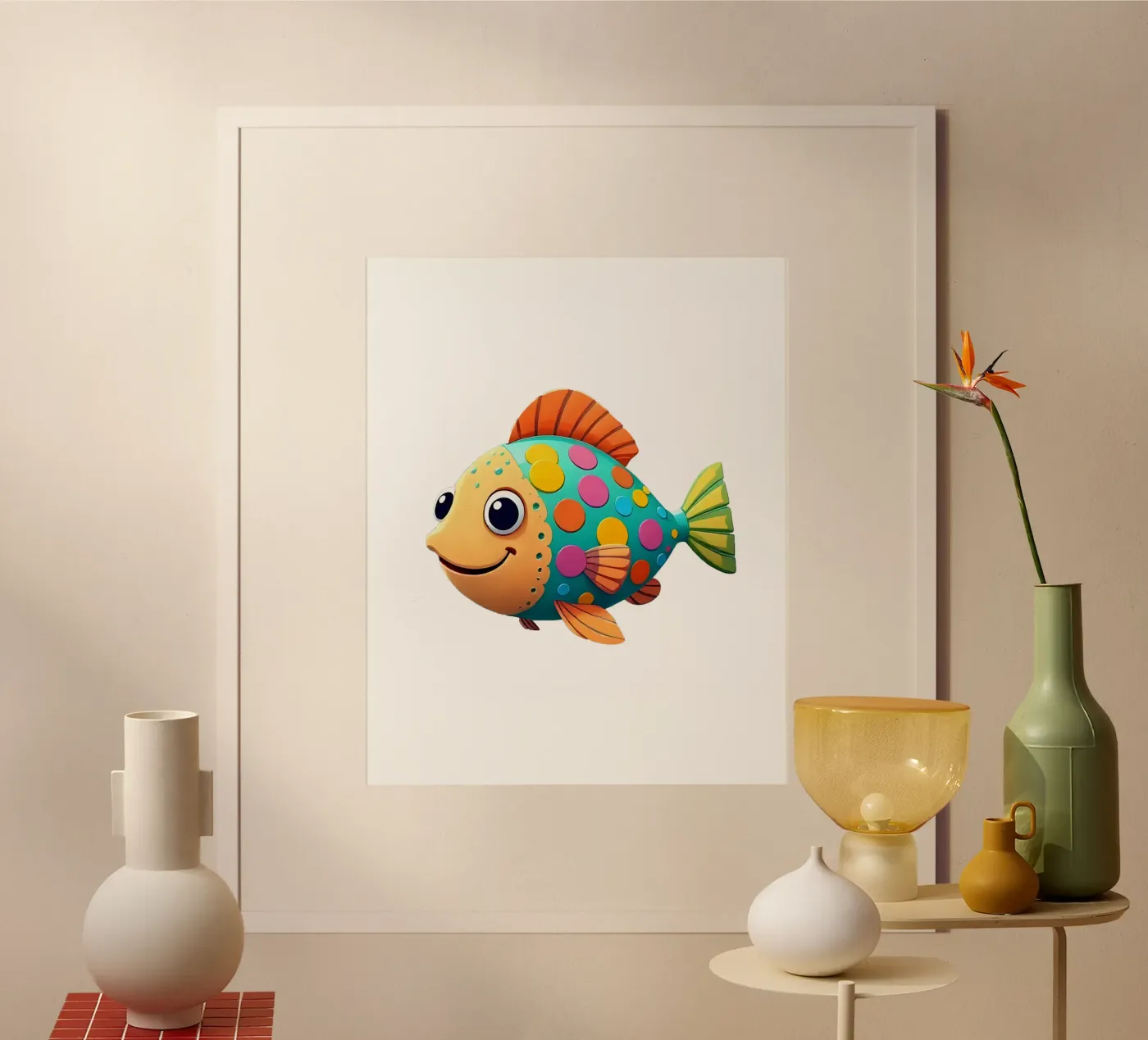 Pesce_2a poster da Tierisch bunt by LK