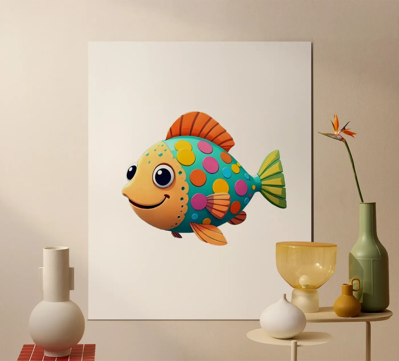 Pesce_2a poster da Tierisch bunt by LK
