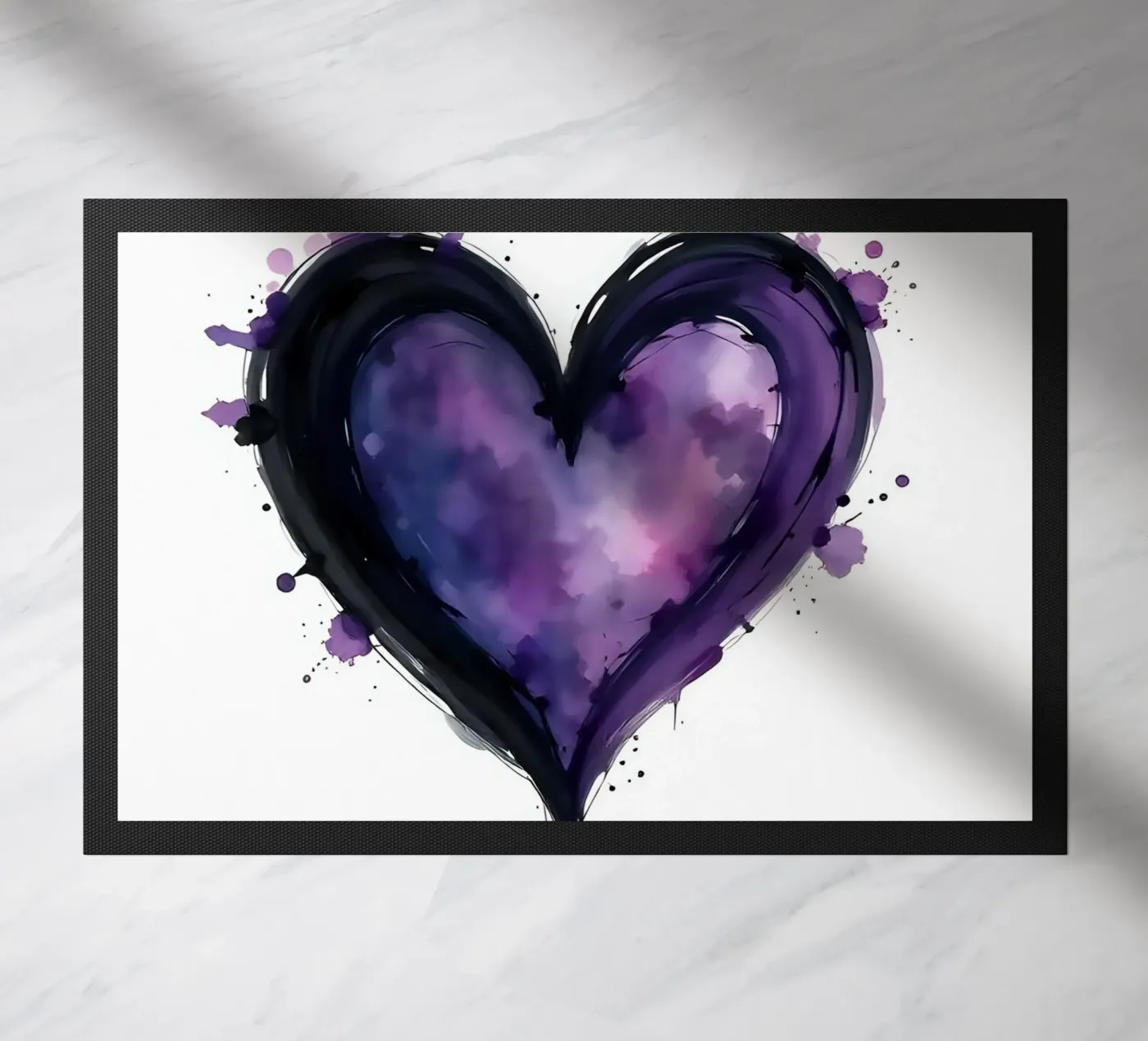 cuore_nero_viola_1 zerbino da Pink- und LoveArt by LK