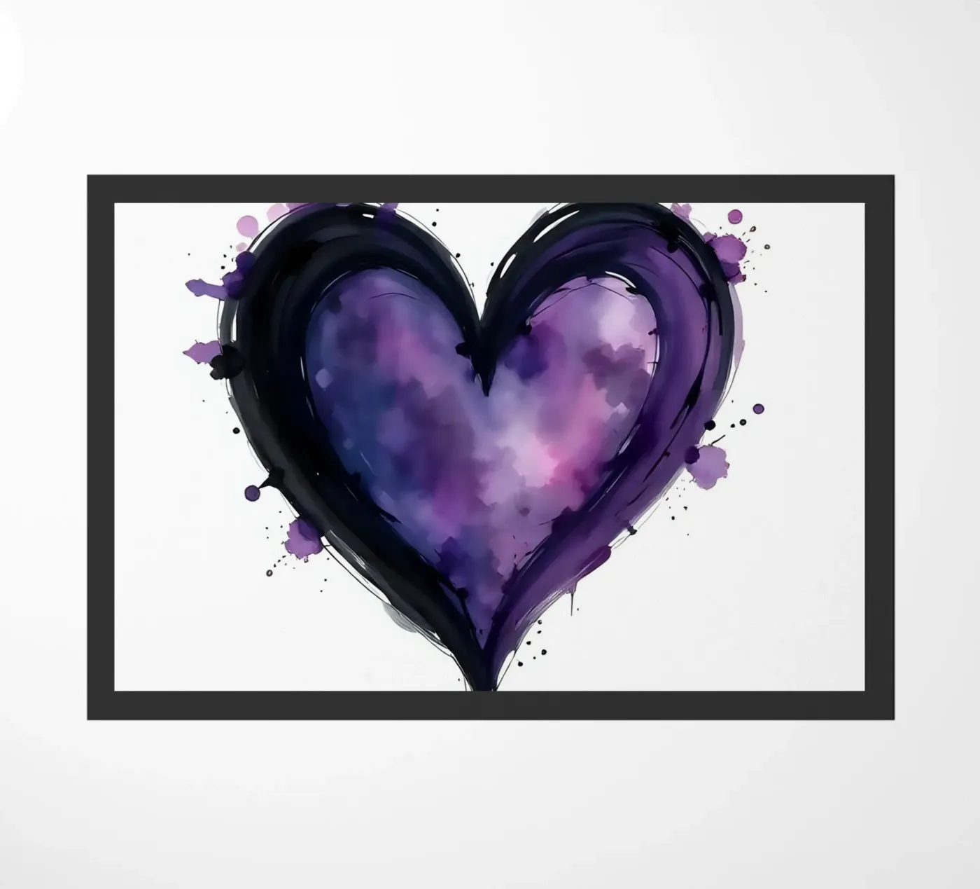 cuore_nero_viola_1 zerbino da Pink- und LoveArt by LK