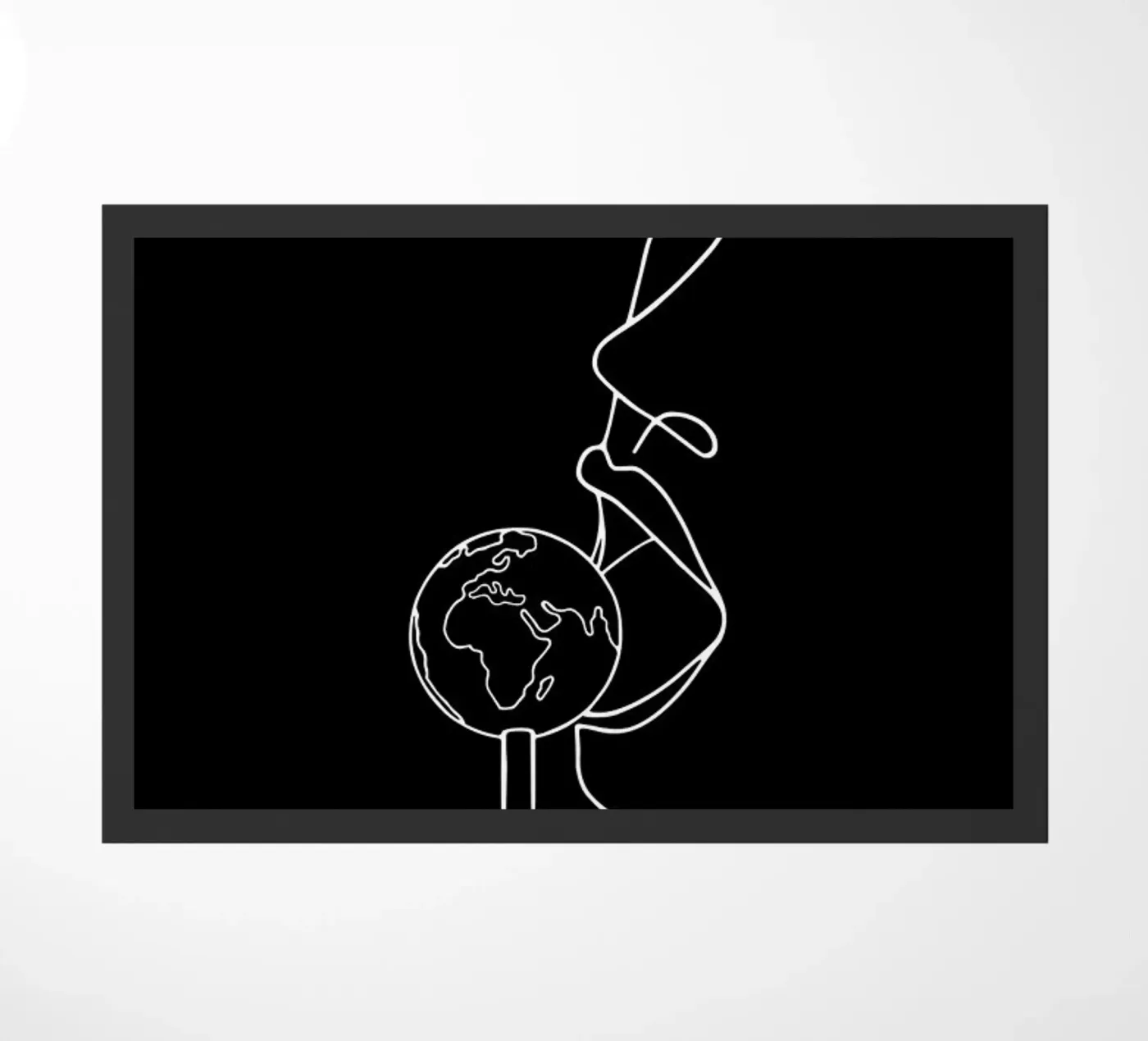 Wanderlust doormat by Ninhol