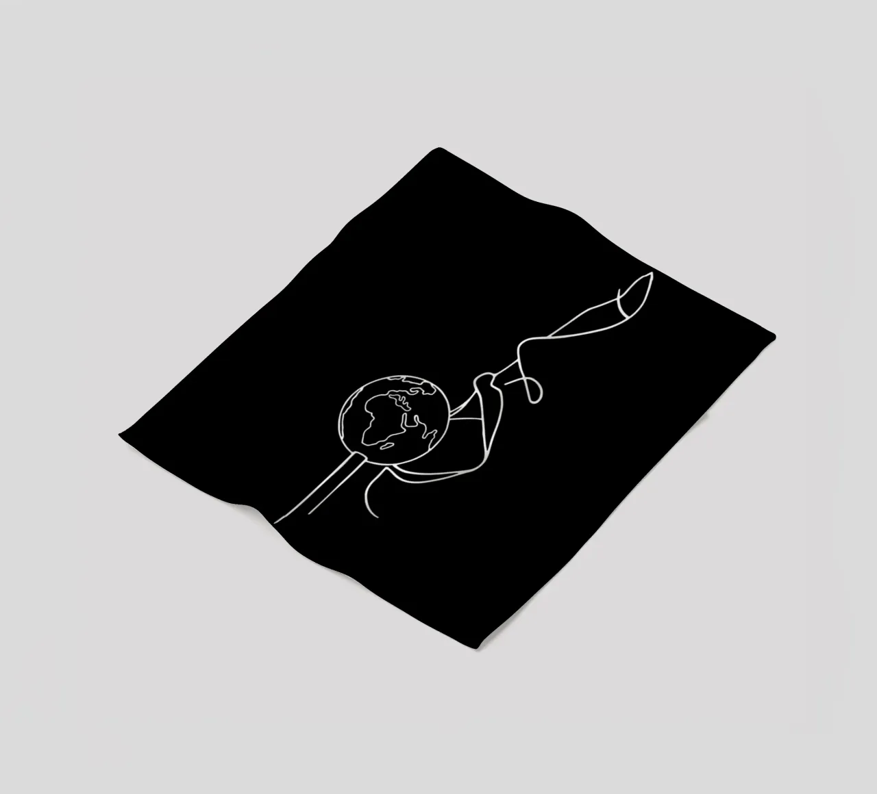 Wanderlust Fleecedecke von Ninhol