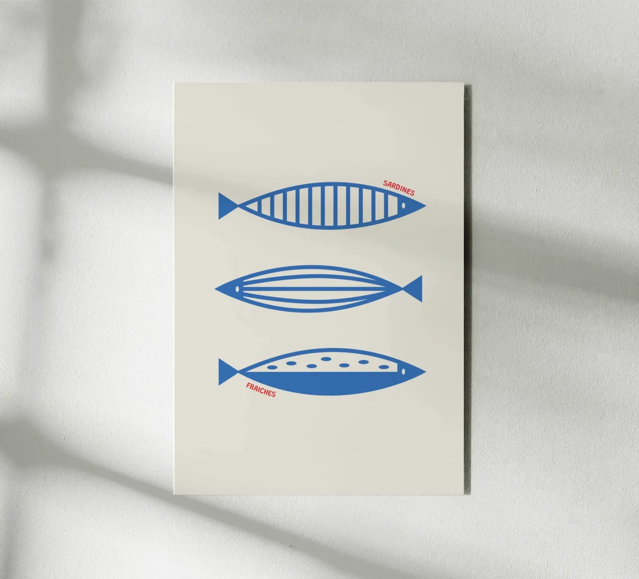 Sardine fresche alluminio dibond da OkleoStudio