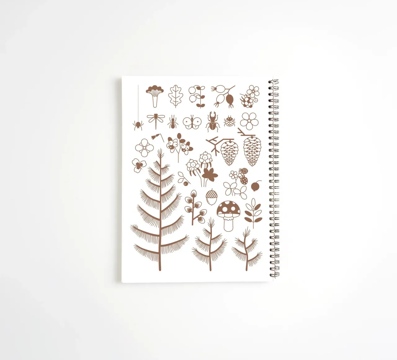 Woodland spiral notebook by Lidia Blomgren