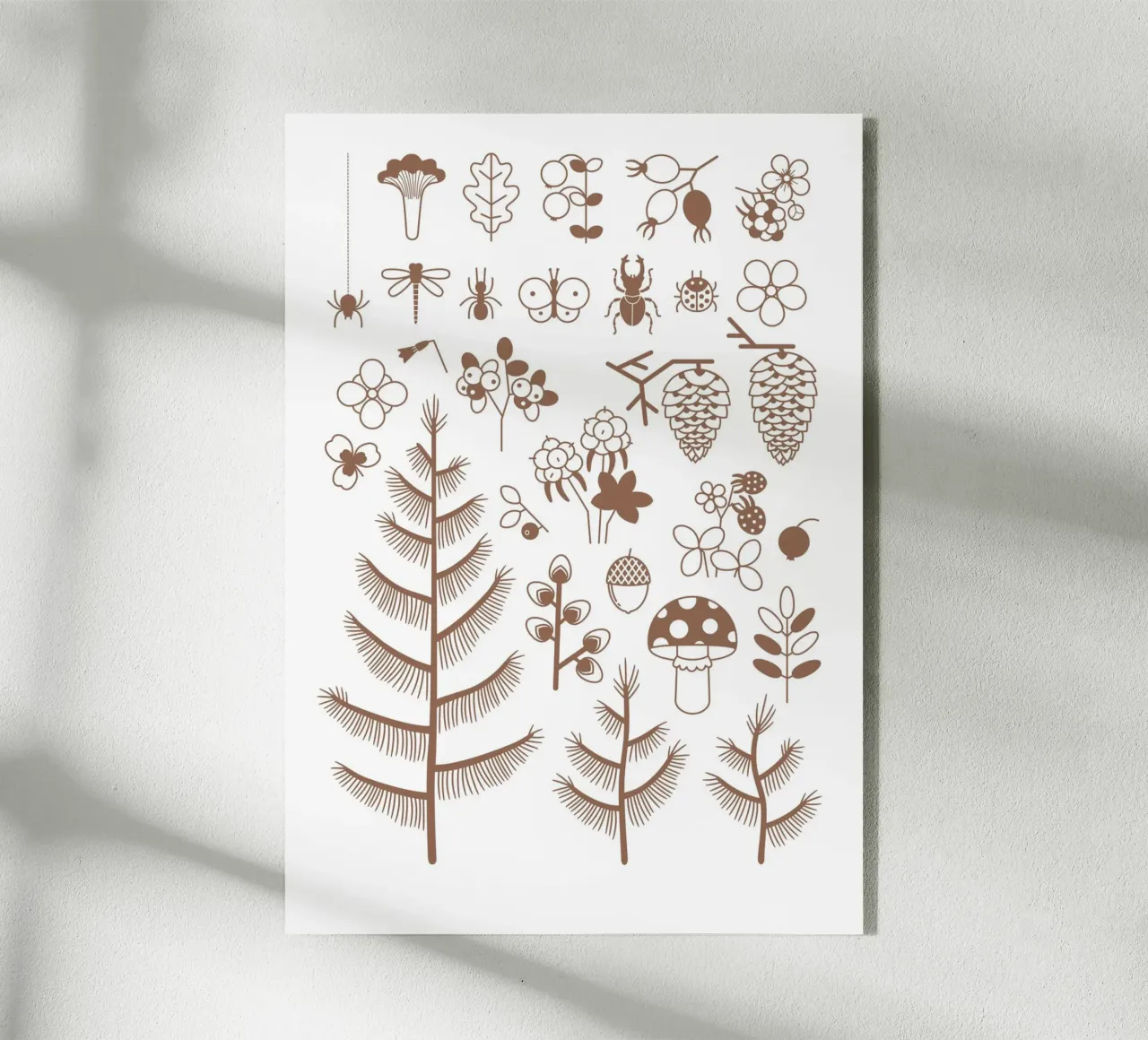 Bos acryl van Lidia Blomgren