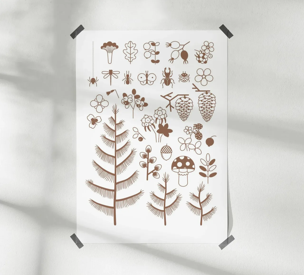 Bosco carta hahnemühle da Lidia Blomgren