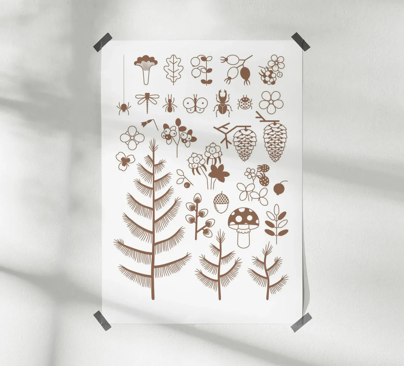 Woodland poster de Lidia Blomgren