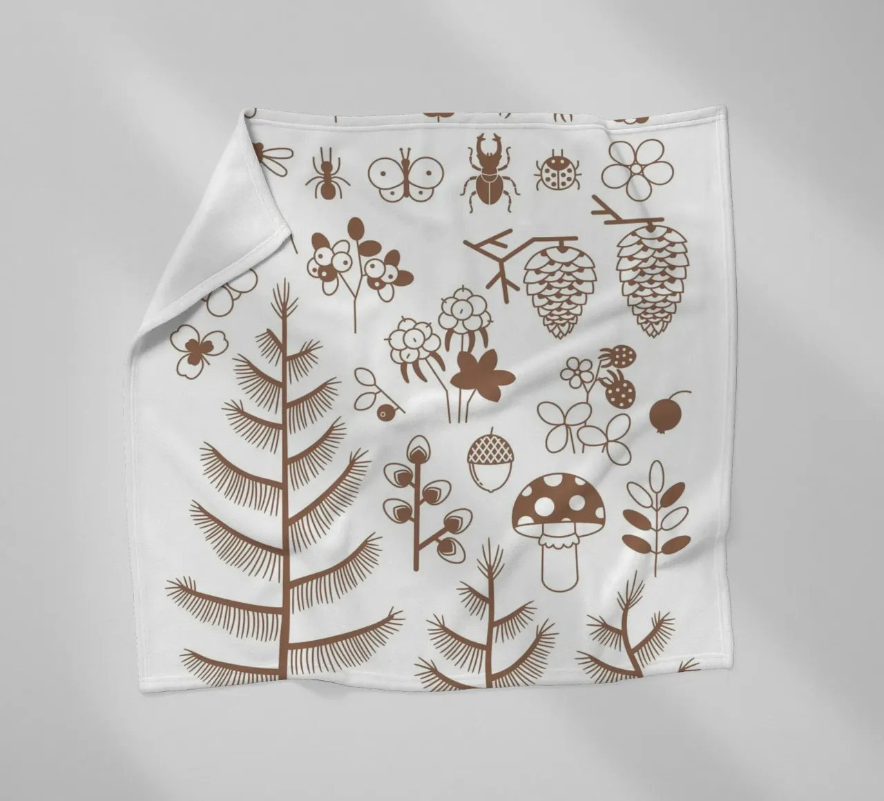 Bos fleecedeken van Lidia Blomgren