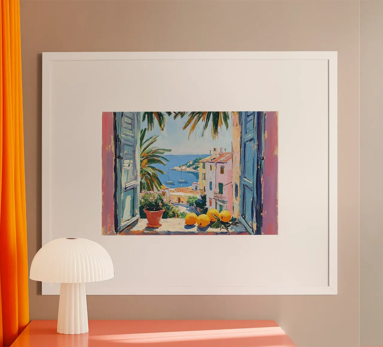 Matisse inspires "trail of light" poster by Nikis Art Studio