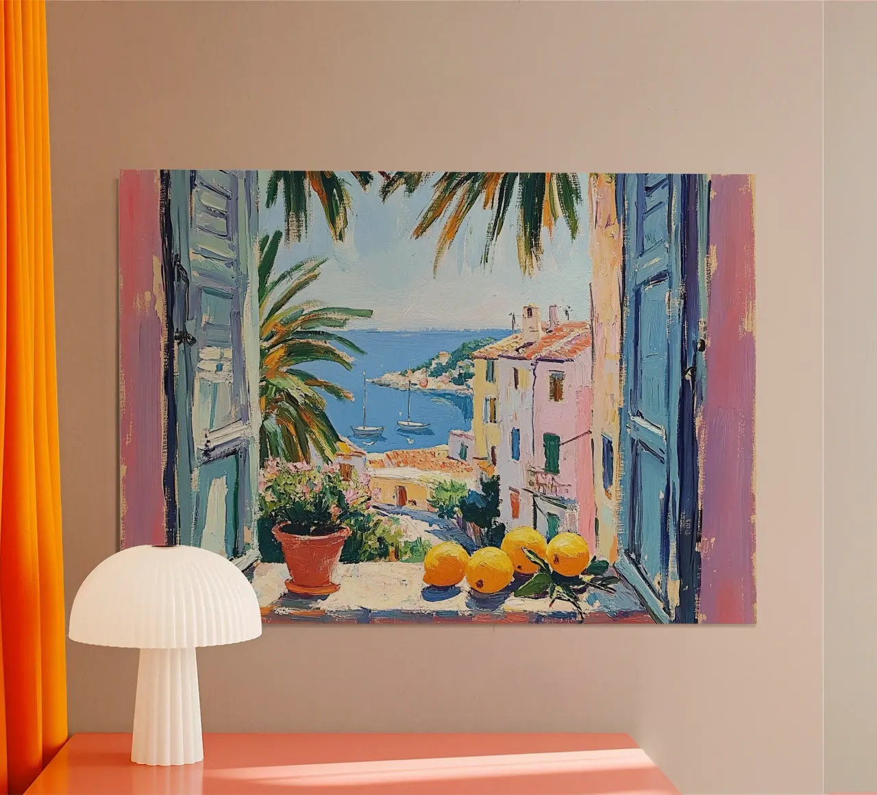 Matisse inspires "trail of light" poster by Nikis Art Studio