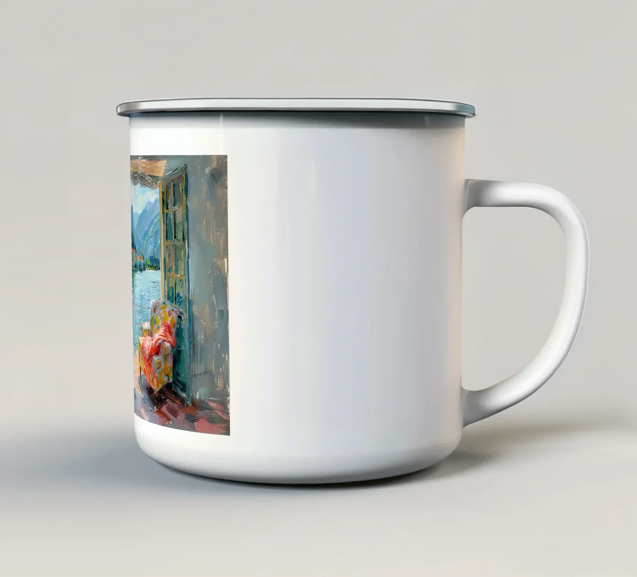 Matisse ispira il "Sogno dell'anima tazza in smalto da ArtByNiki