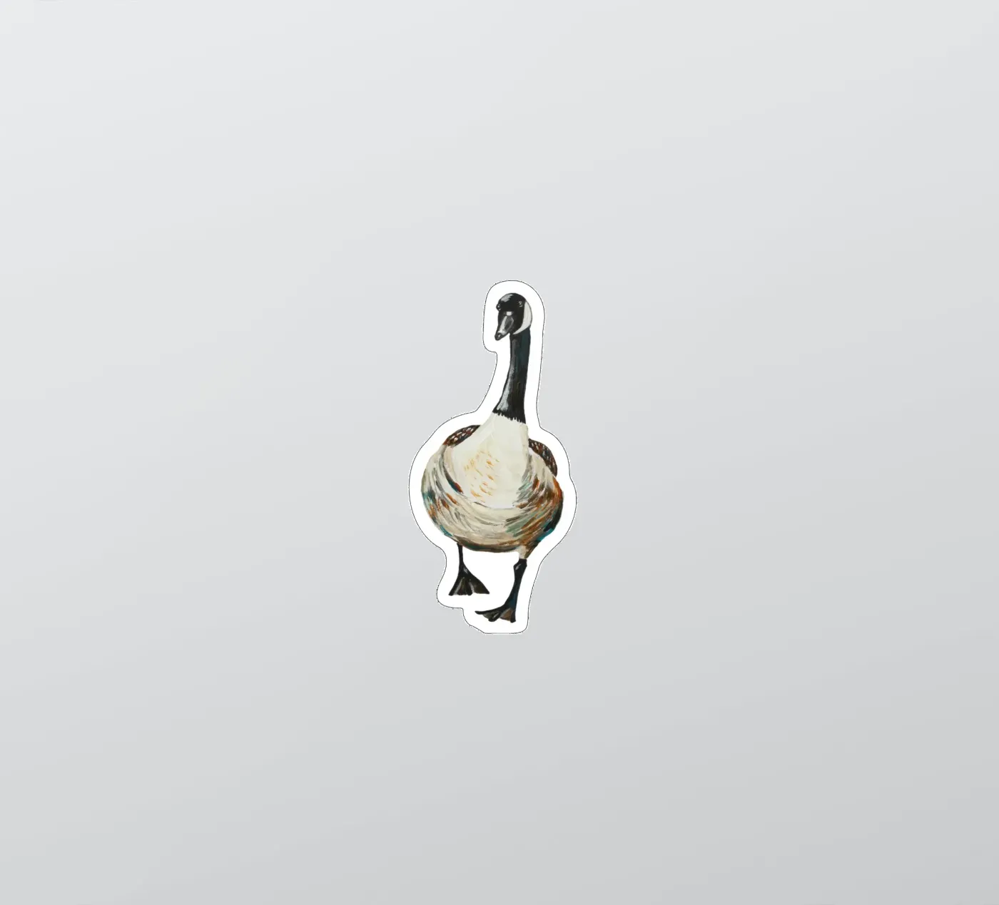 Goose sticker van Femke Zwaan