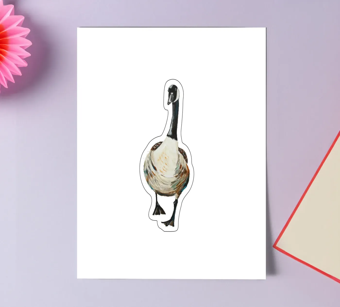Goose sticker sheet by Femke Zwaan