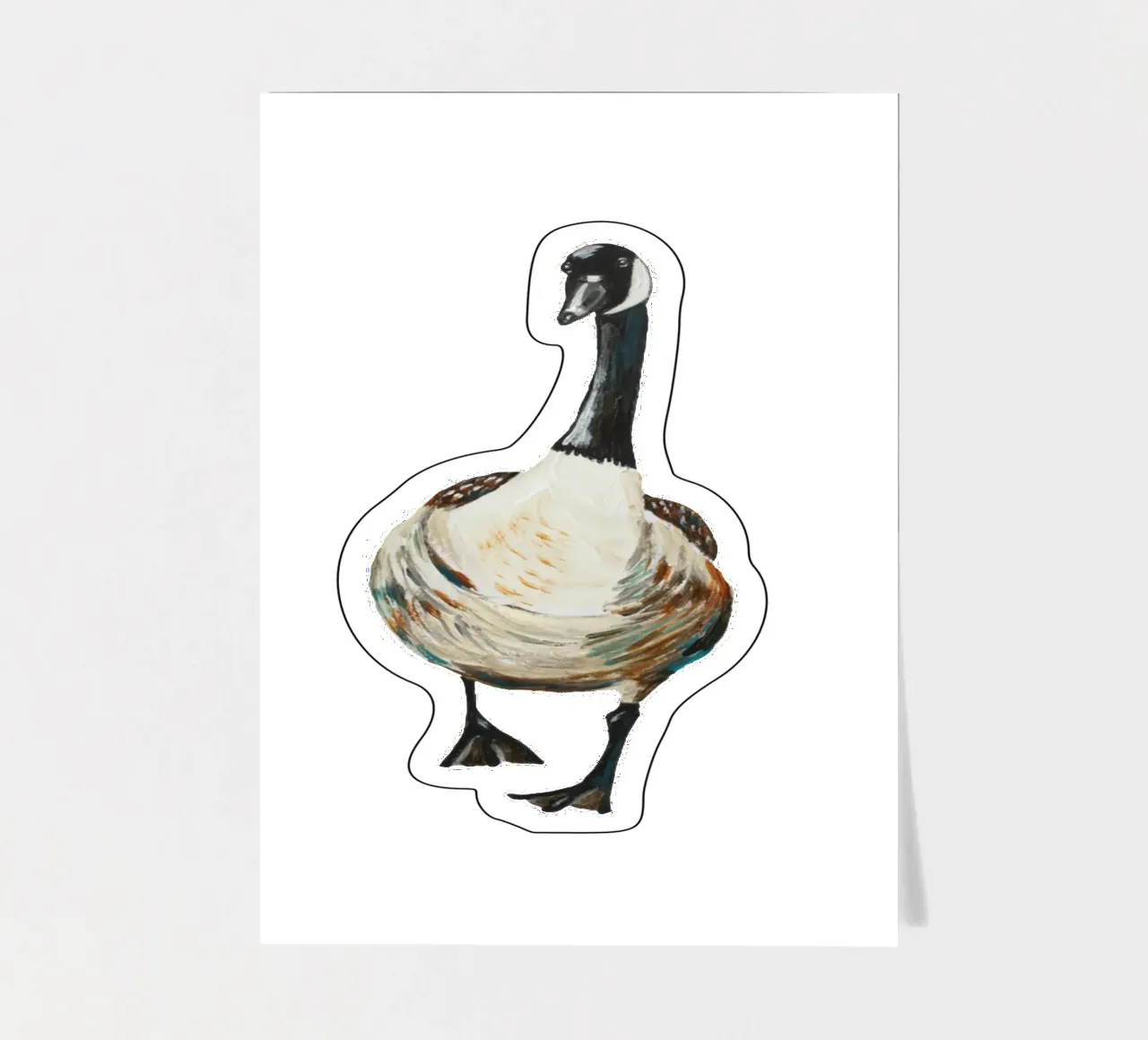 Goose Stickerbogen von Femke Zwaan