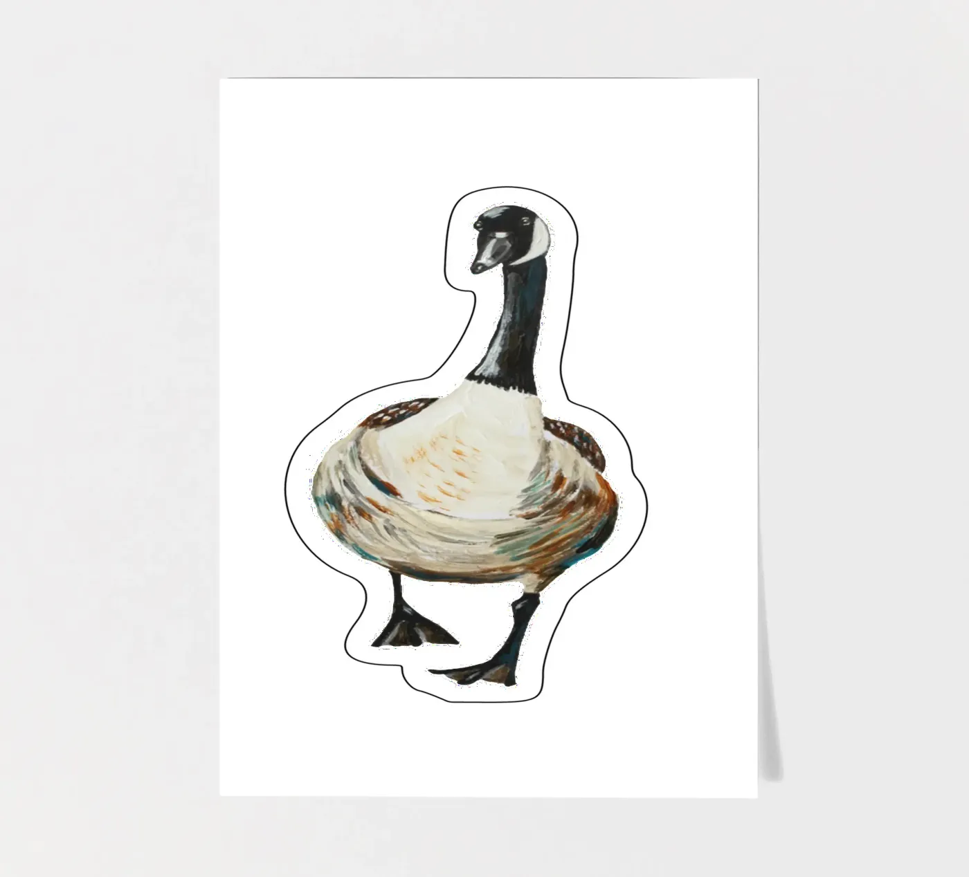 Goose sticker sheet by Femke Zwaan