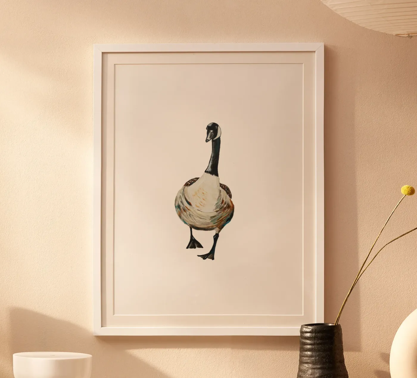 Goose poster by Femke Zwaan