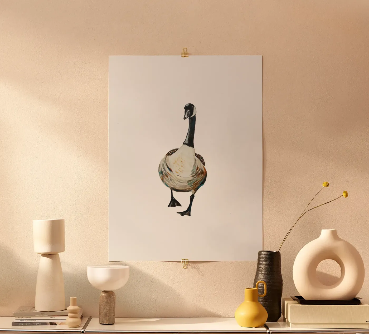 Goose poster by Femke Zwaan