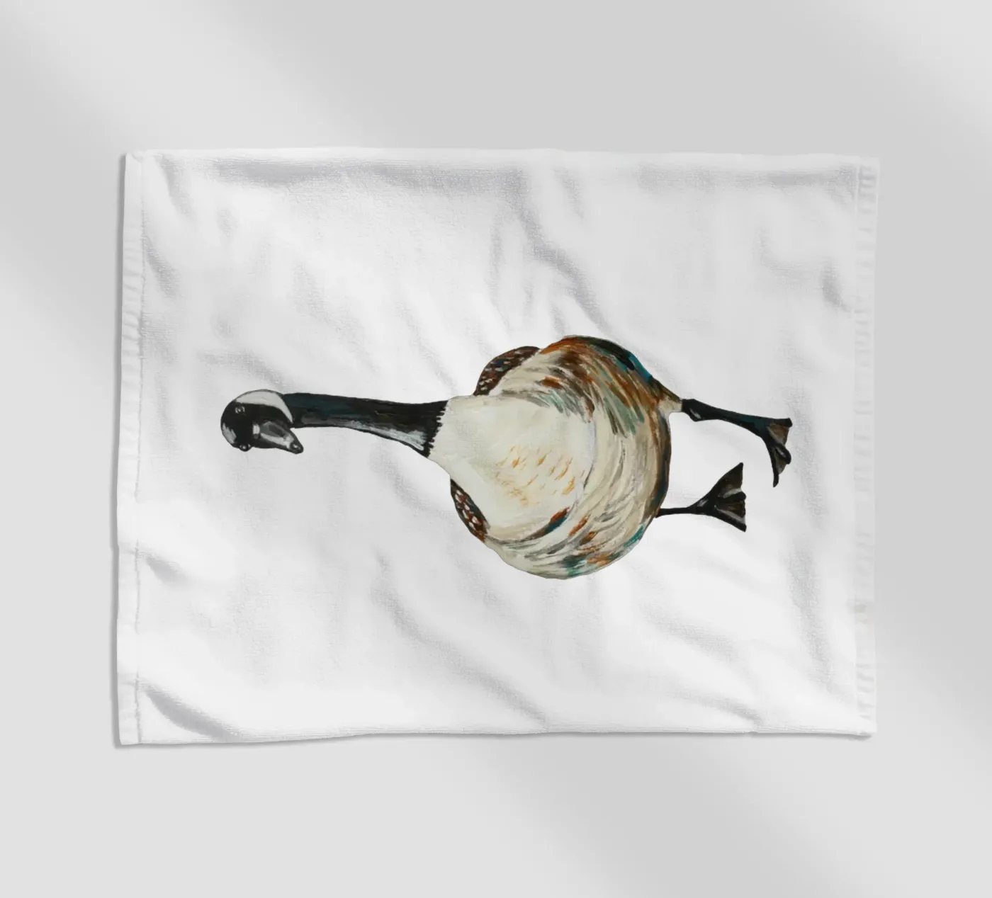 Goose strandhanddoek van Femke Zwaan