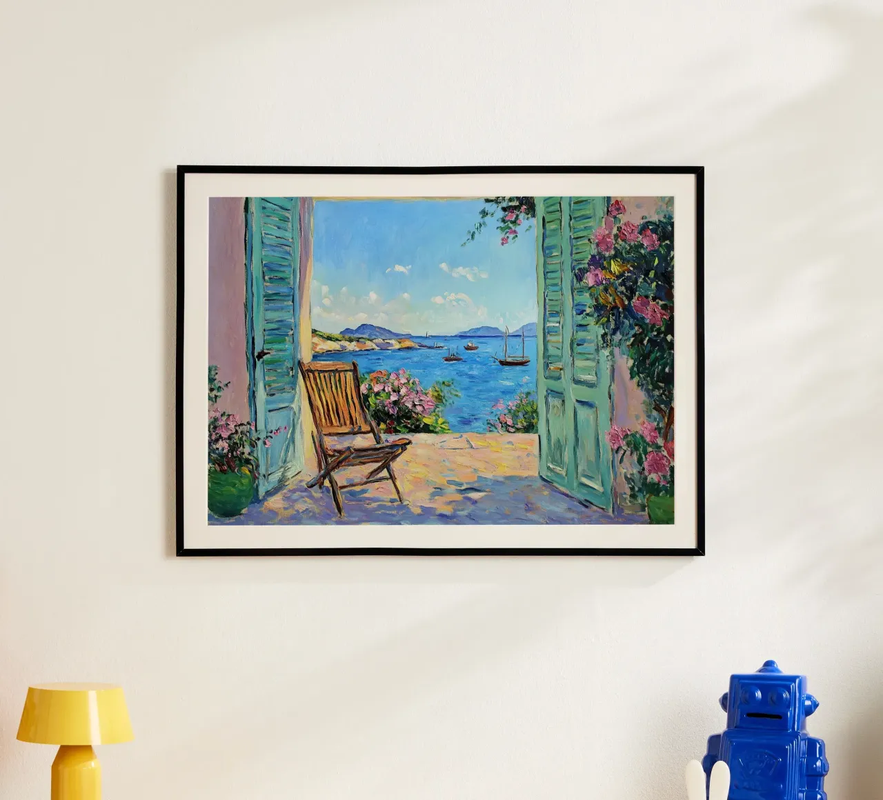 Matisse ispira il "Lichtblick poster con telaio in plastica da ArtByNiki