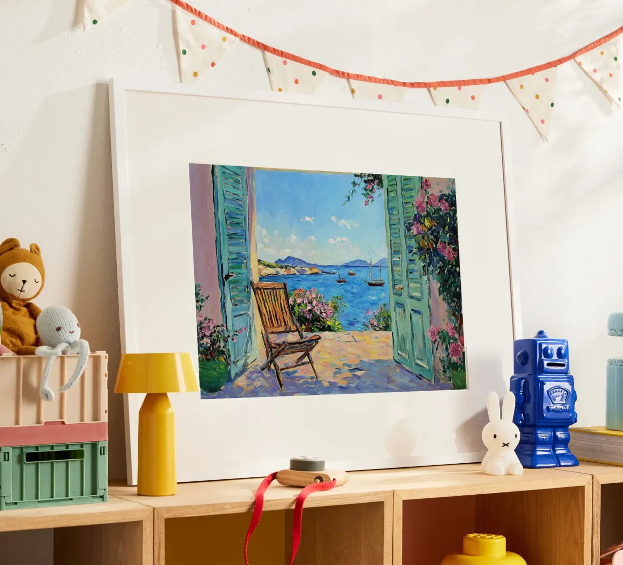 Matisse ispira il "Lichtblick poster con telaio in plastica da ArtByNiki