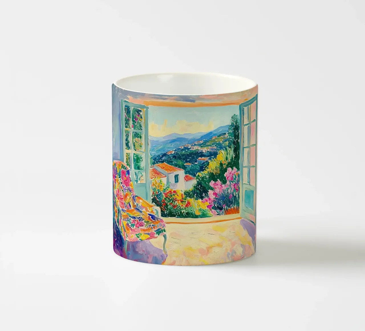 Henri Matisse ispira il "gioco dei colori" tazza in ceramica da ArtByNiki