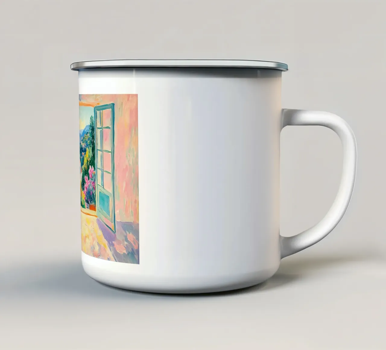 Henri Matisse ispira il "gioco dei colori" tazza in smalto da ArtByNiki