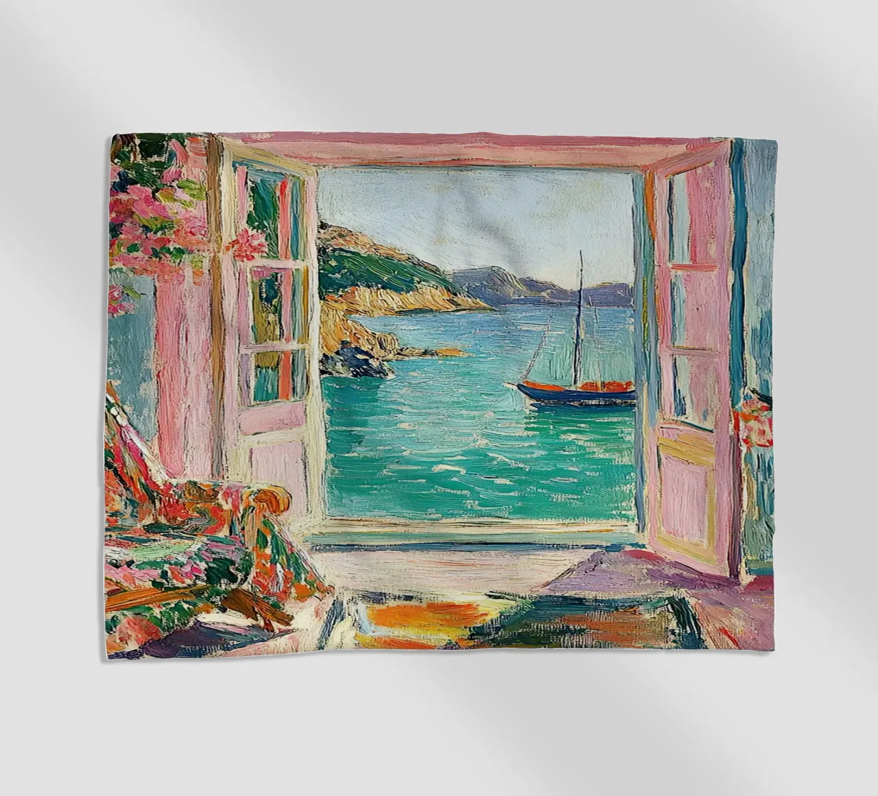 Henri Matisse ispira "Raumlicht telo mare da ArtByNiki
