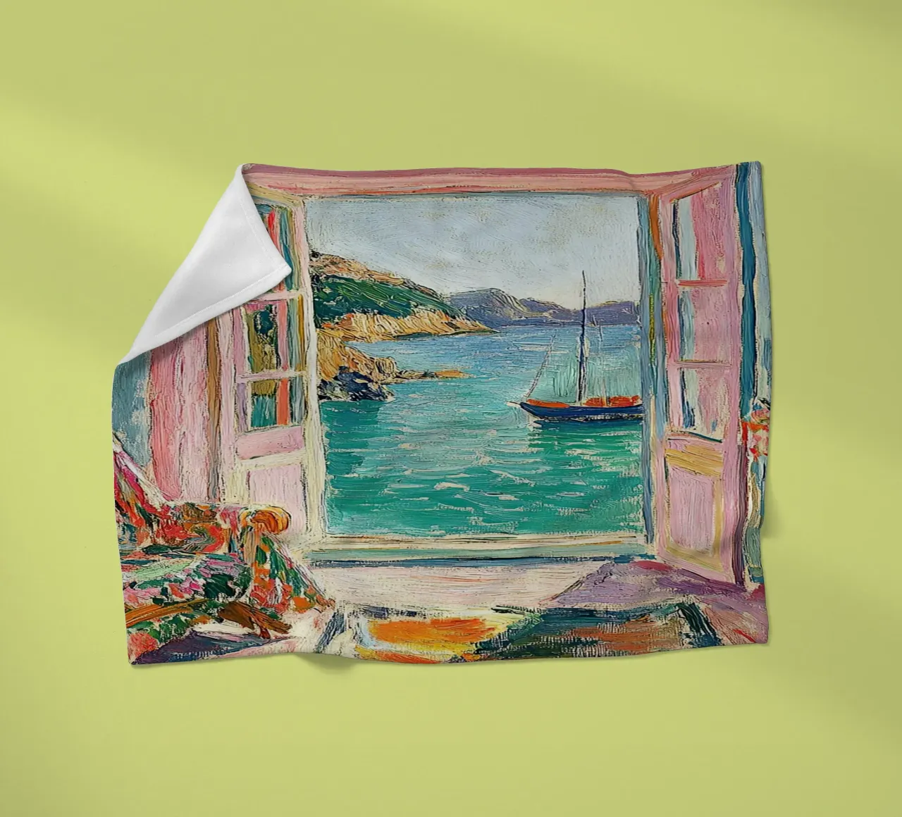 Henri Matisse ispira "Raumlicht coperta in pile da ArtByNiki