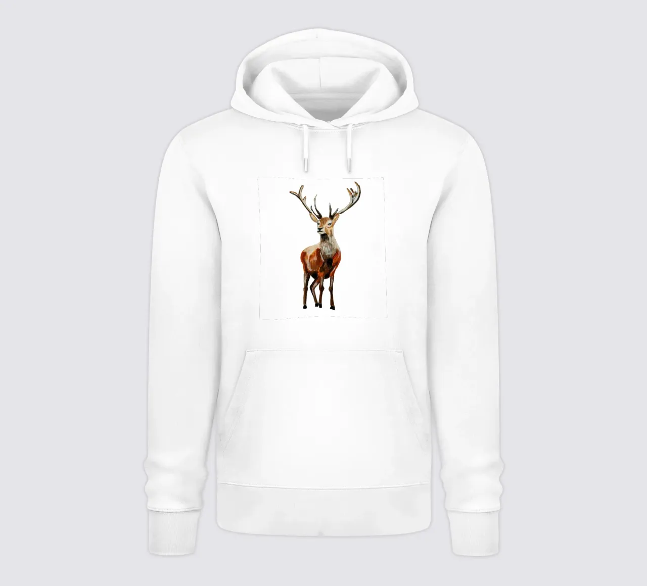 Deer felpa con cappuccio da Femke Zwaan