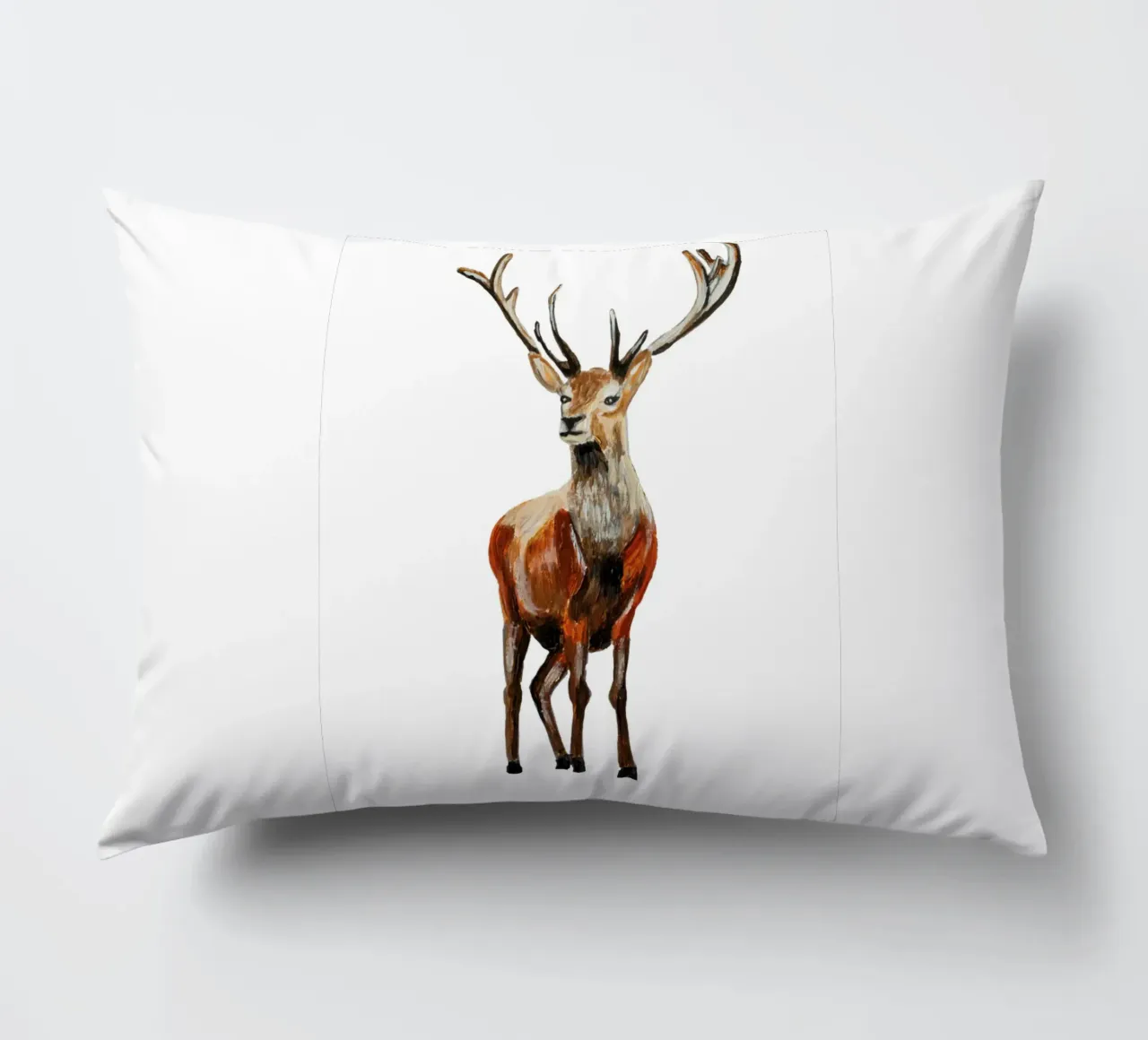 Deer decorative cushion by Femke Zwaan