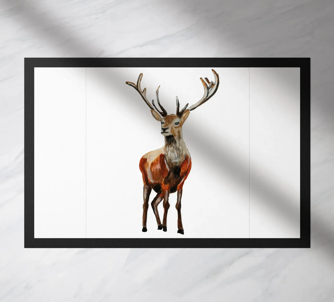Deer doormat by Femke Zwaan