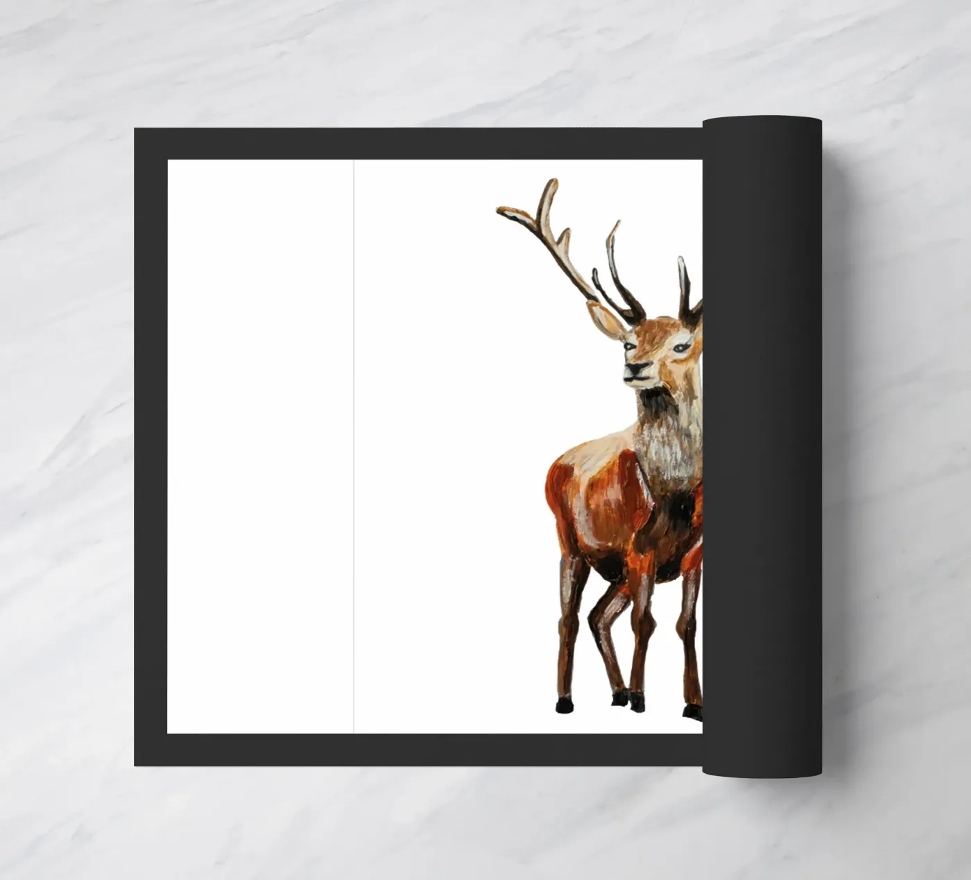 Deer deurmat van Femke Zwaan