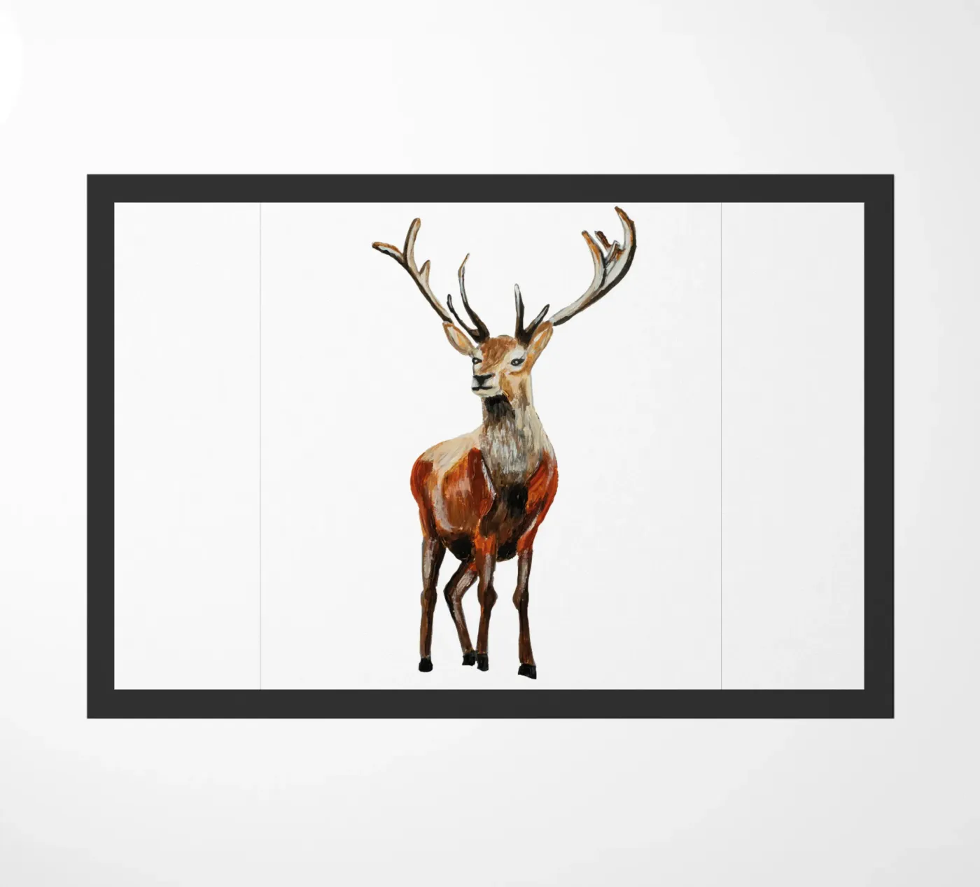 Deer doormat by Femke Zwaan