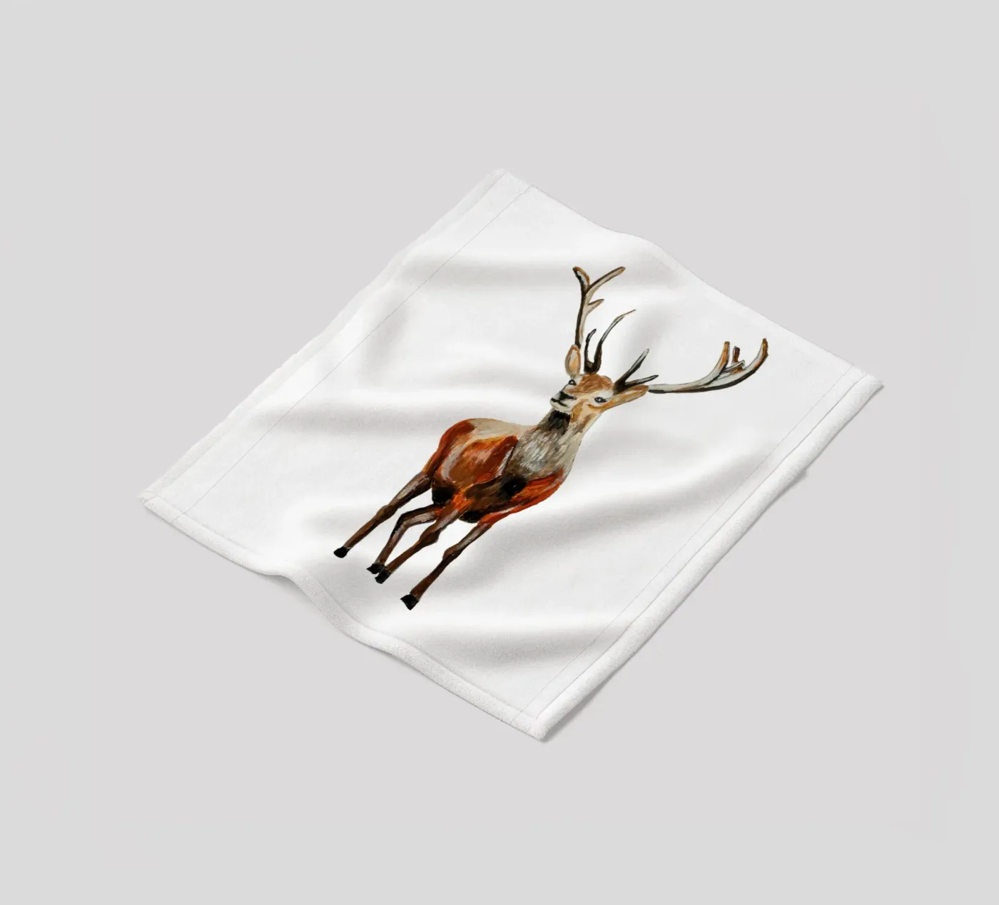 Deer Fleecedecke von Femke Zwaan