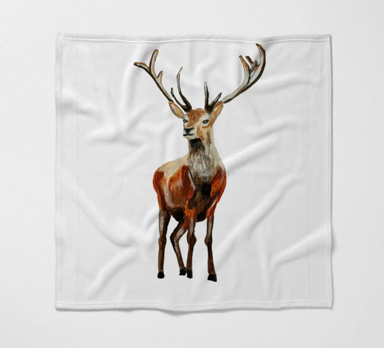 Deer coperta in pile da Femke Zwaan