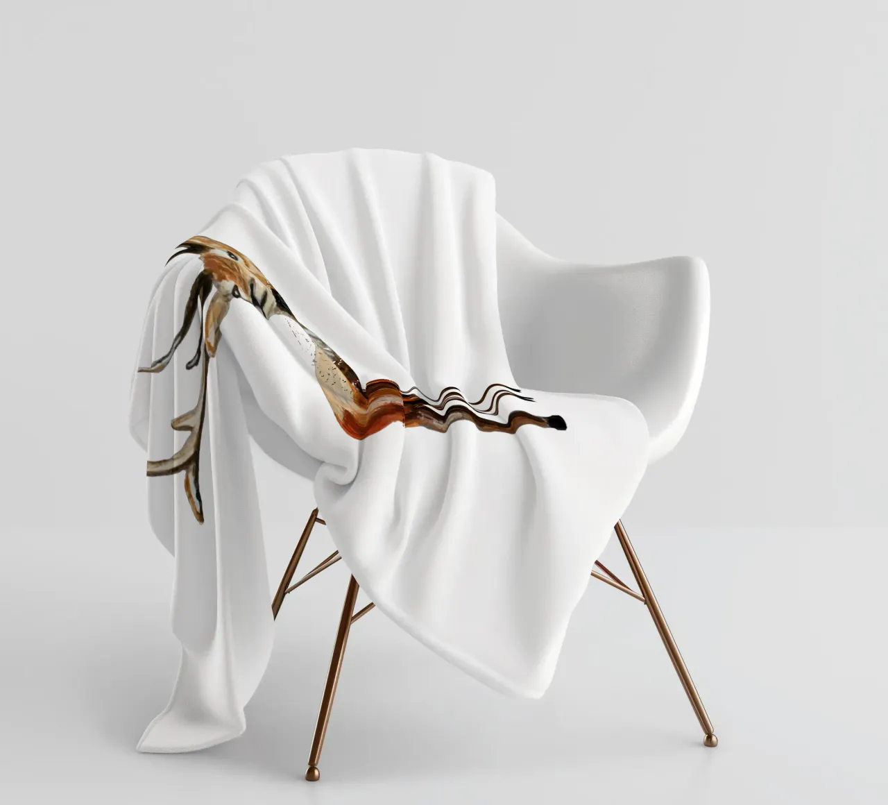 Deer coperta in pile da Femke Zwaan