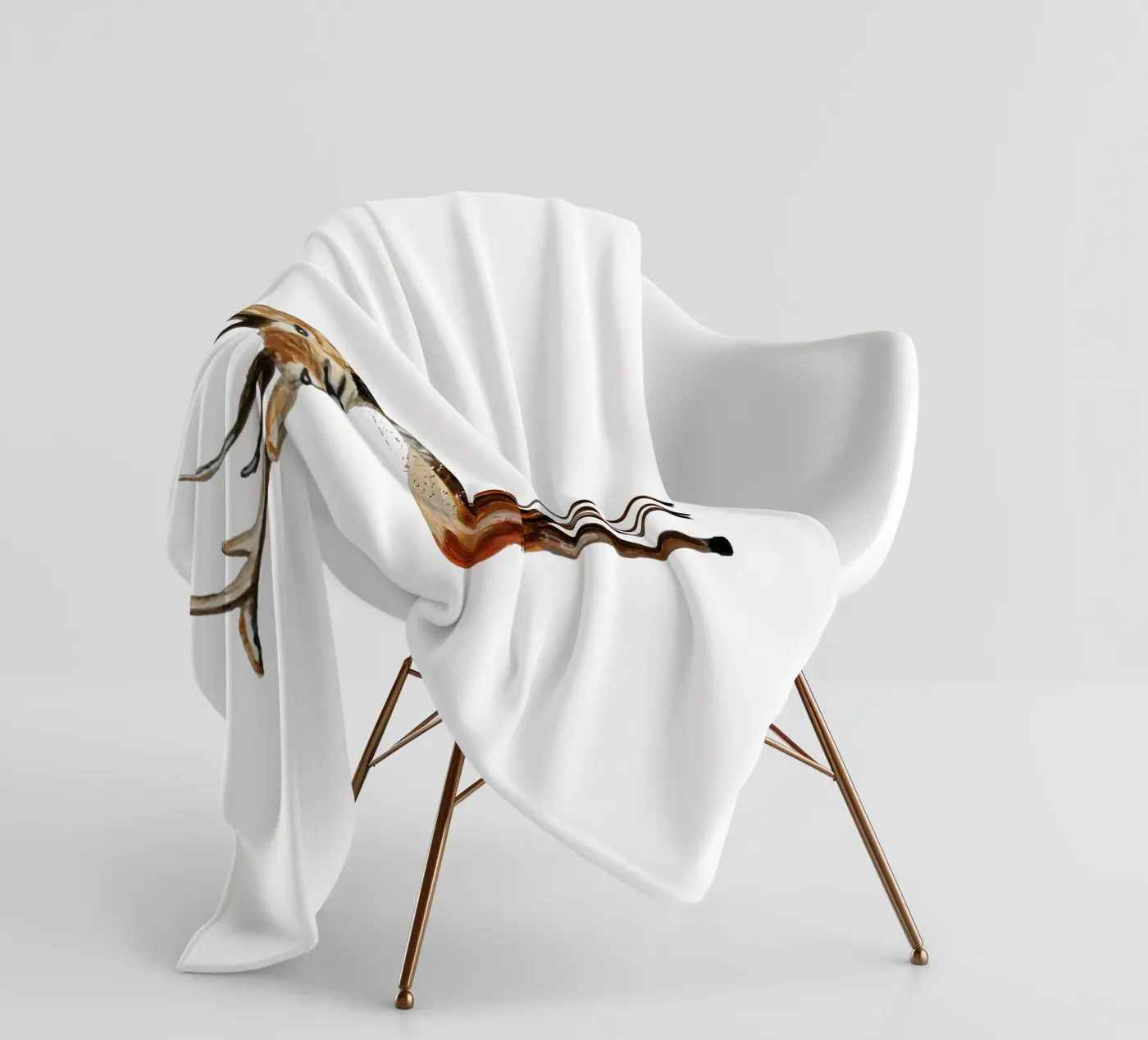 Deer Fleecedecke von Femke Zwaan