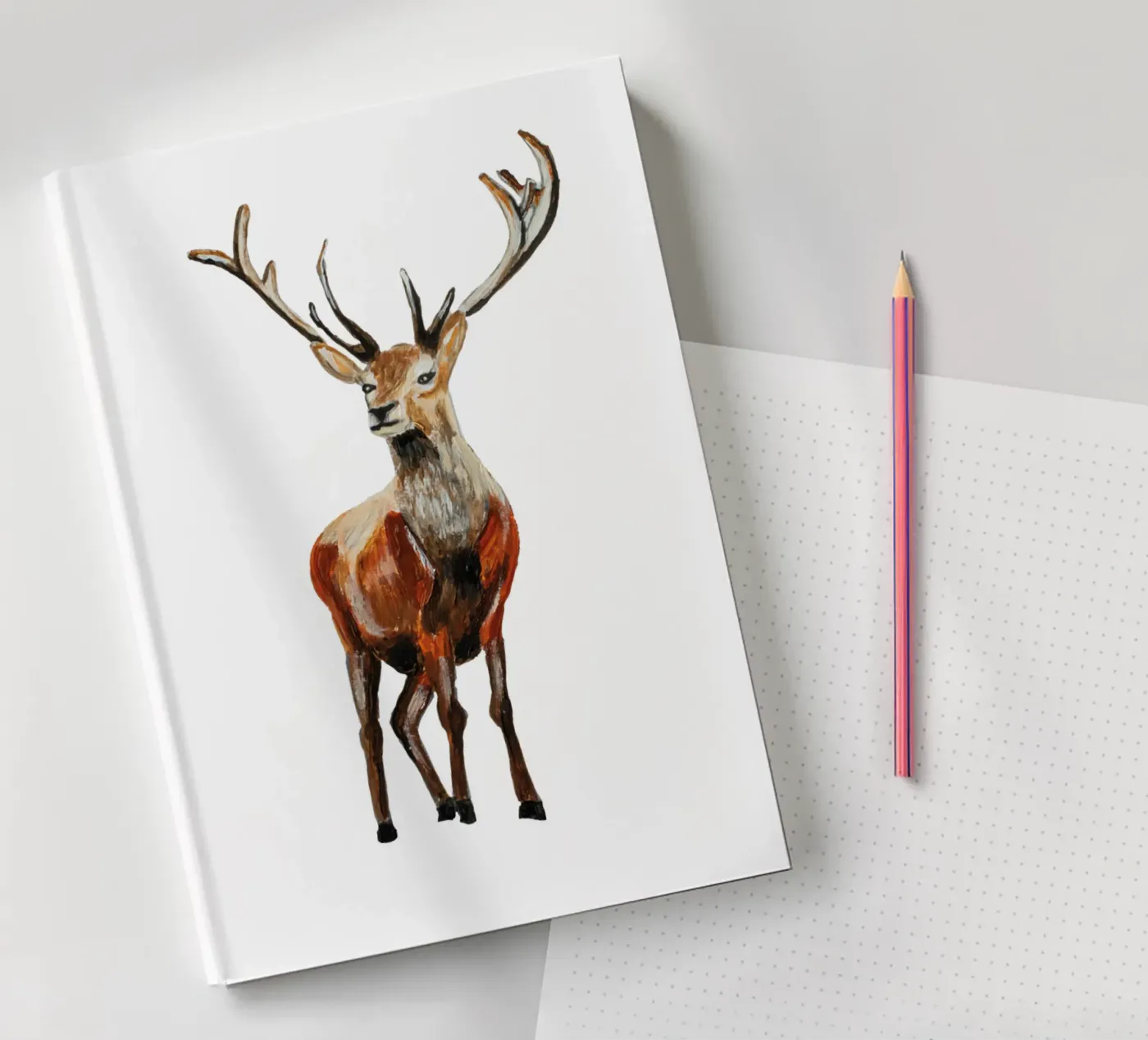 Deer notebook by Femke Zwaan