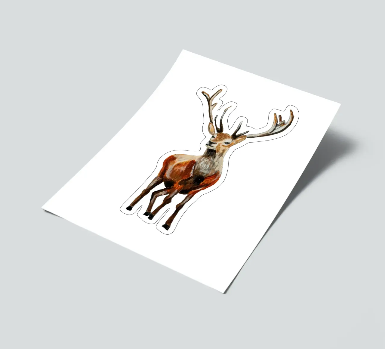 Deer sticker sheet by Femke Zwaan