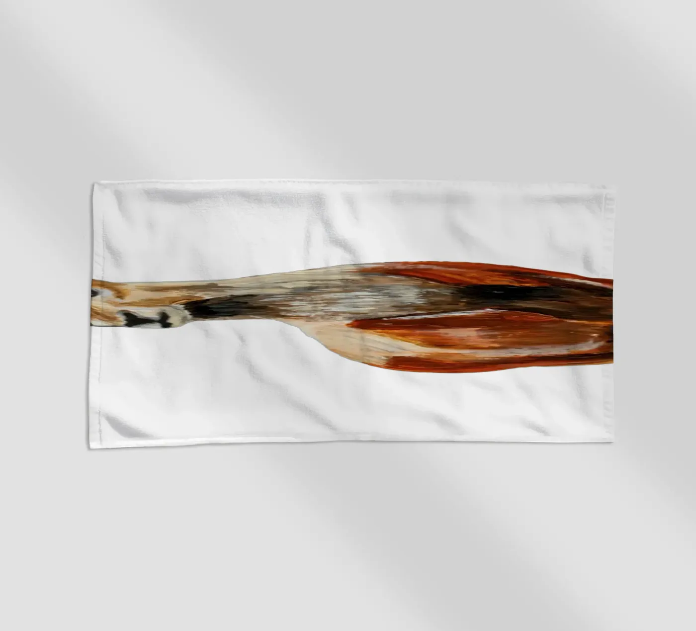 Deer beach towel by Femke Zwaan