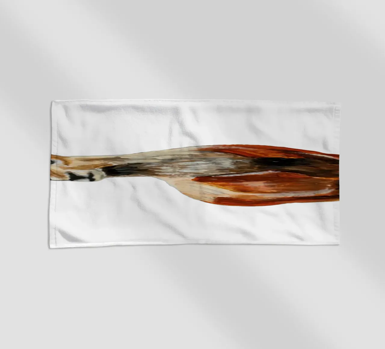 Deer strandhanddoek van Femke Zwaan