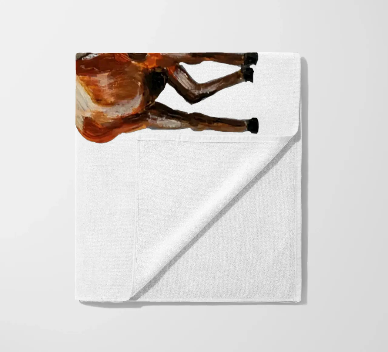 Deer strandhanddoek van Femke Zwaan