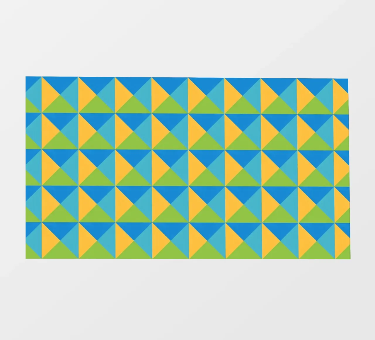 Design primaverile, colori giallo, verde, blu, forma geometrica pellicola backlit da CreatedbySon