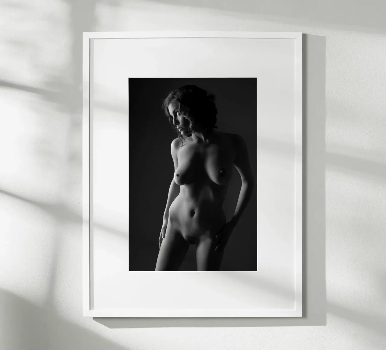 Dulce Nude Mono Poster von Dave Hare Photography