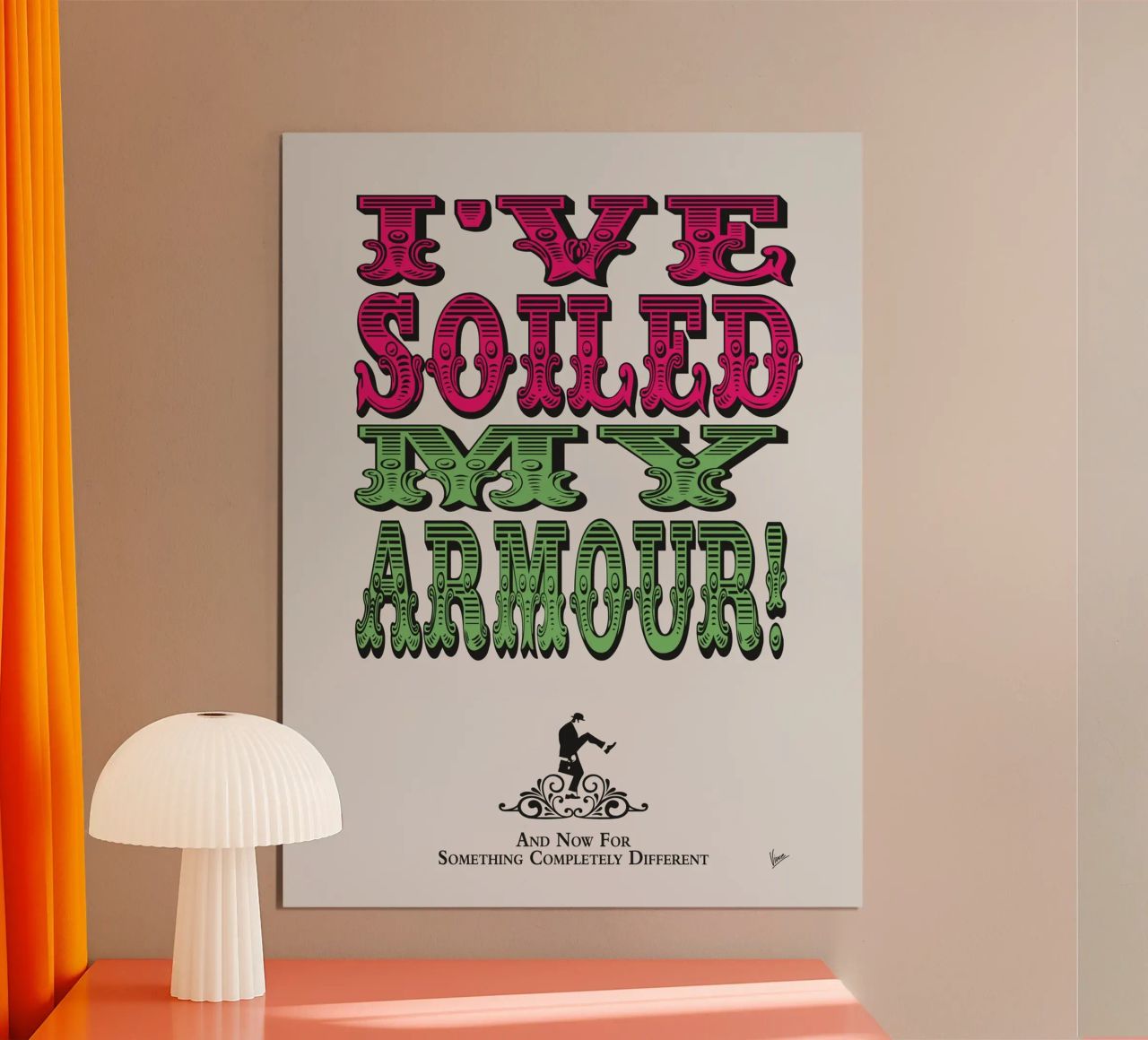 No03 My Silly Quote Poster poster de Silly Art