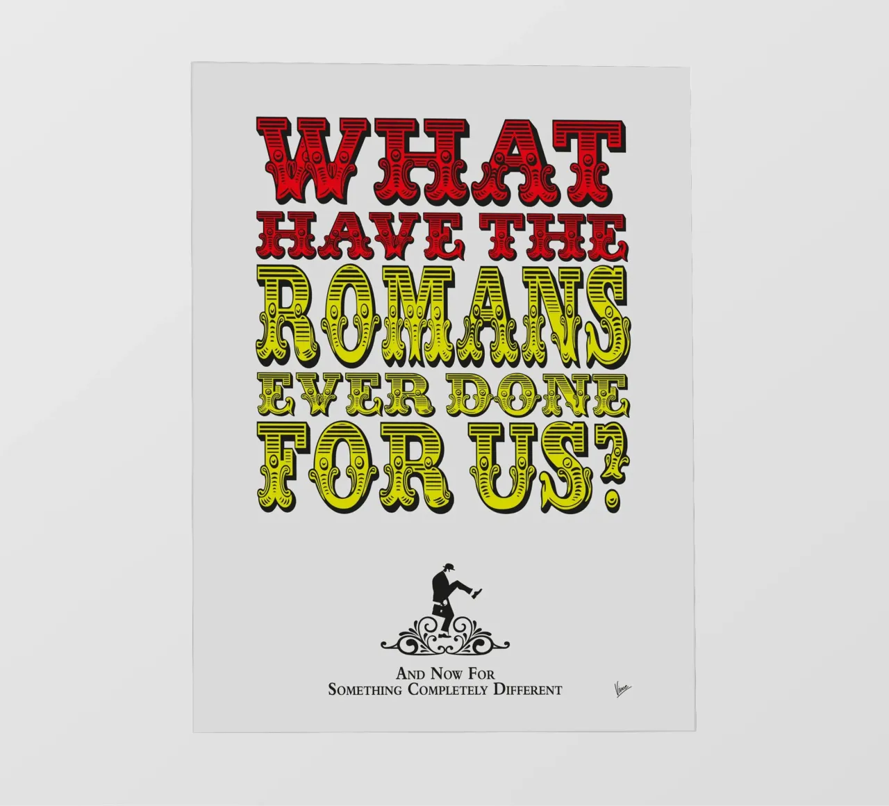 No04 My Silly Quote Poster pellicola backlit da Silly Art
