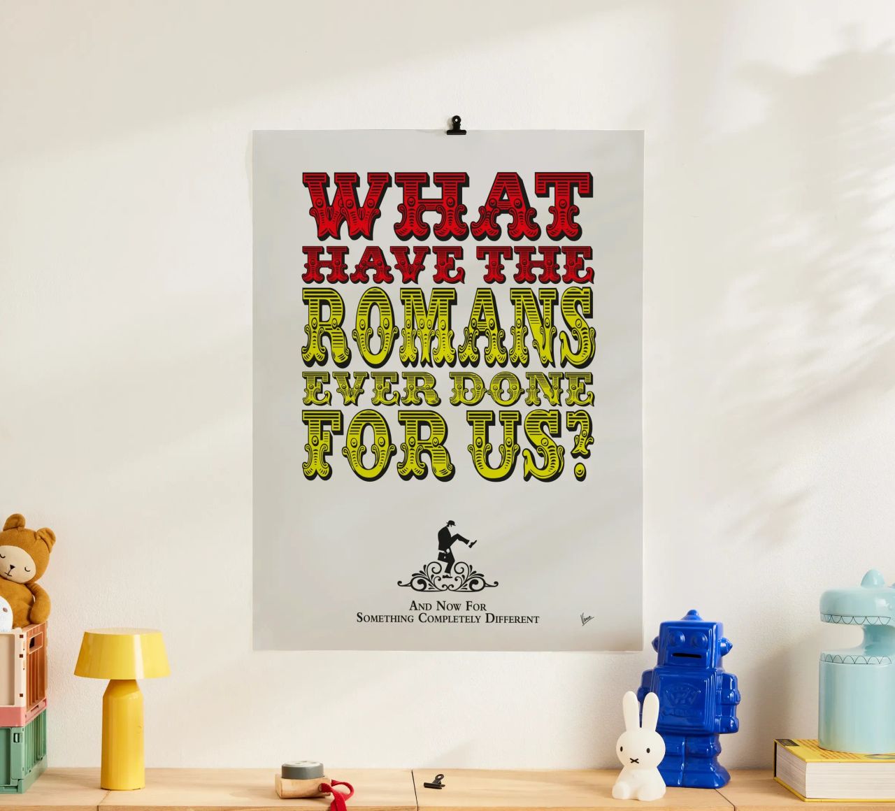 No04 My Silly Quote Poster Poster von Silly Art