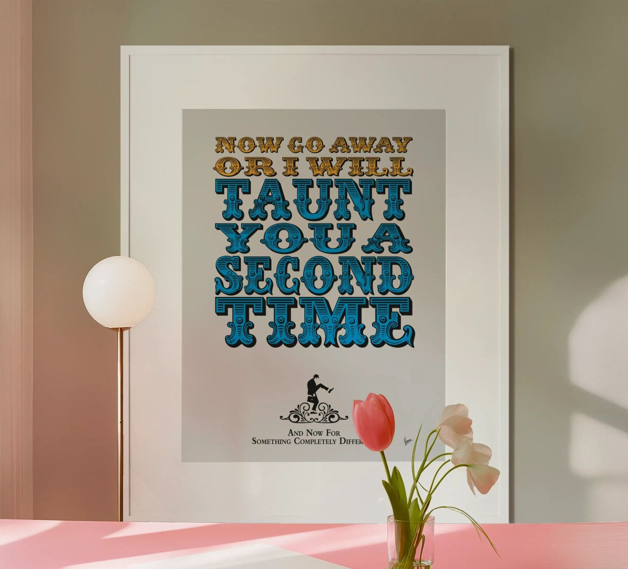 No05 My Silly Quote Poster Poster von Silly Art