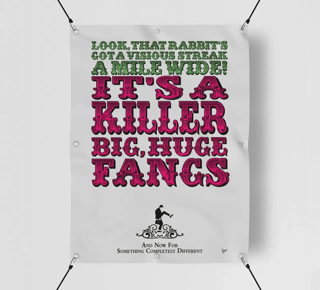 No06 My Silly Quote Poster telo in pvc da Silly Art