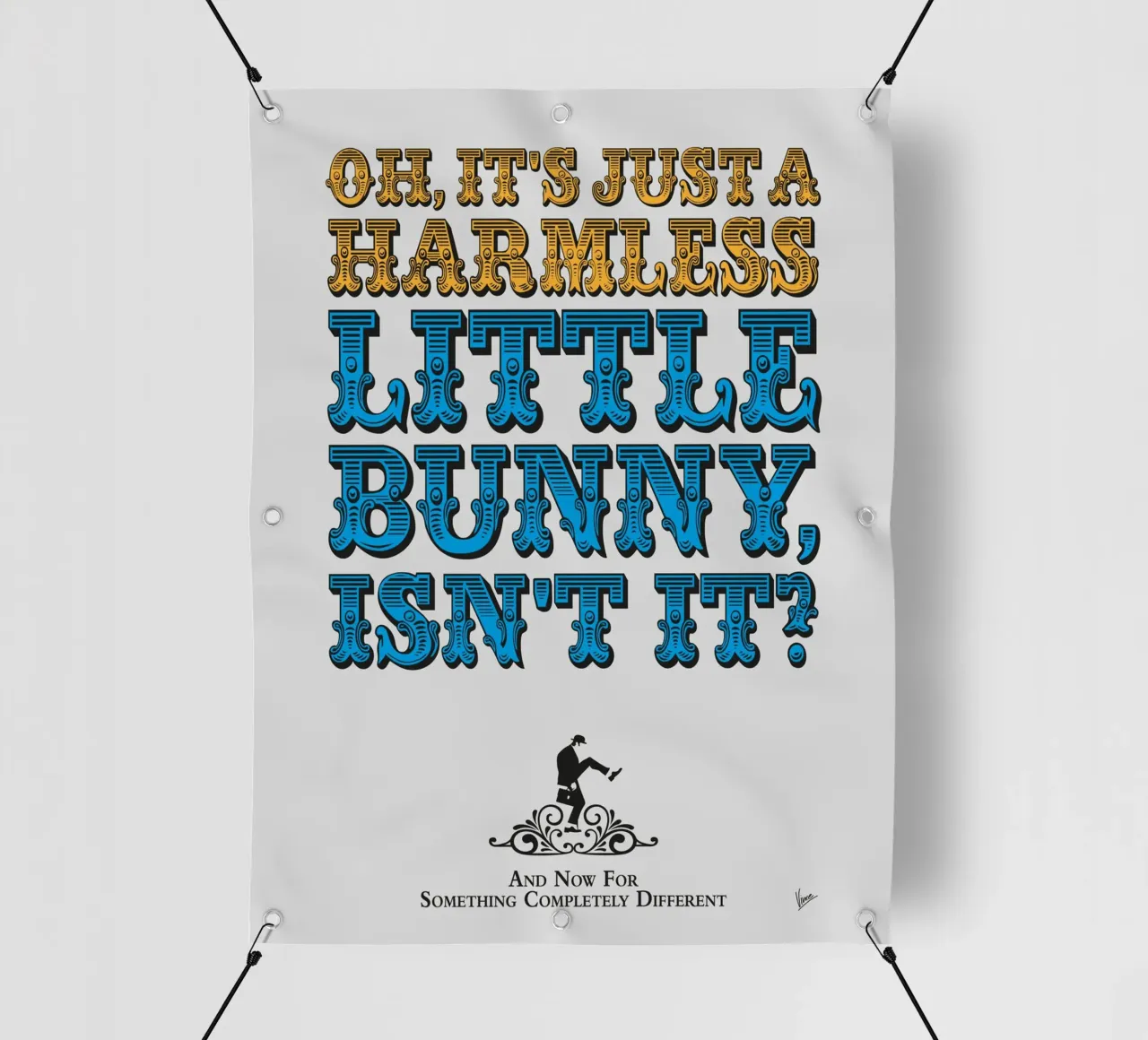 No08 My Silly Quote Poster telo in pvc da Silly Art